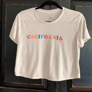 Rip curl cropped tee